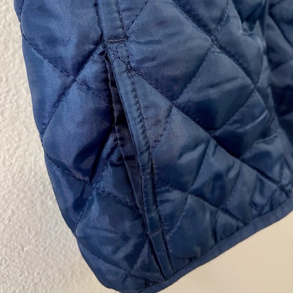 Little‎ Lad Toddler Quilted Chore Jacket Corduroy Collar Navy Brown Size 4T - Picture 5 of 8